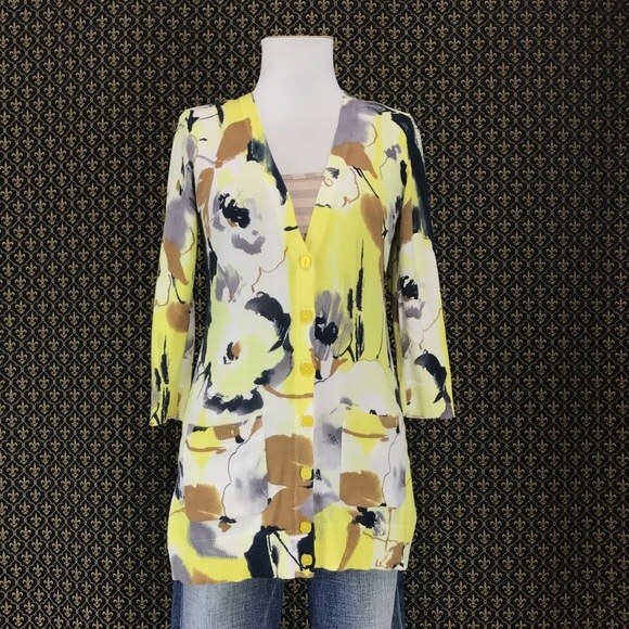 Anthro “Oil Painting Cardigan” by Tabitha - Picture 6 of 7